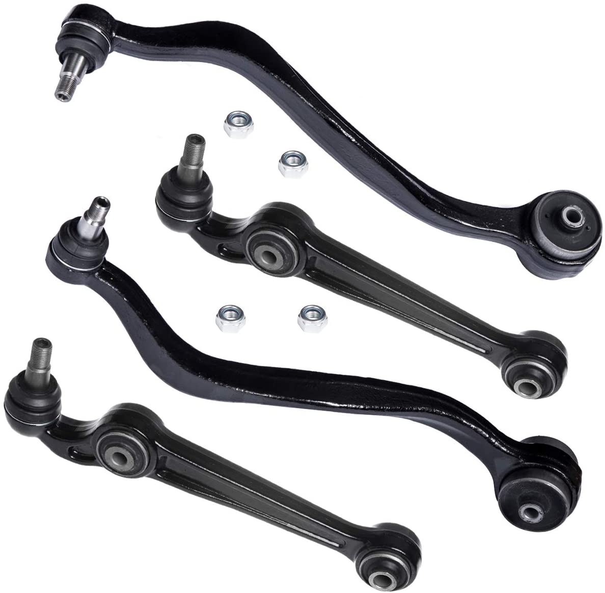 TUCAREST 4Pcs Suspension Kit K620149 x2 K620492 K620493 Front Lower Control Arm and Ball Joint Assembly Compatible With 2007-2012 Ford Fusion Lincoln MKZ 07-11 Mercury Milan (After 9/03/2006)