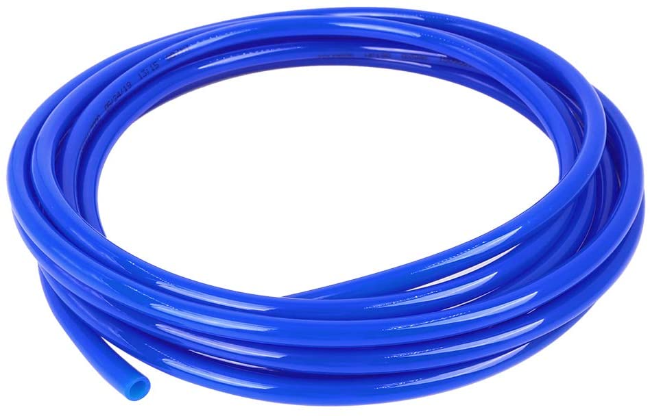 X AUTOHAUX Universal Truck Car 5 Meter 16.40ft Blue Polyurethane PU Air Hose Pipe Tubing 8mm OD 5mm ID