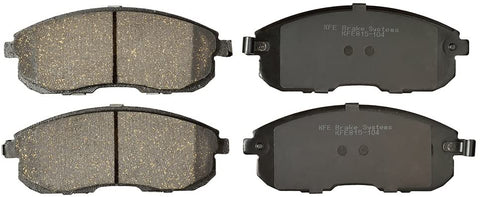 KFE KFE815-104 Ultra Quiet Advanced Premium Ceramic Brake Pad FRONT Set For: Nissan Altima, Sentra, Cube, Juke, Maxima, Versa, 350Z; Infiniti G20, G35, I30; Suzuki SX4