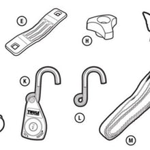 Thule Racks - Replacement M6x65 Carriage Bolt - 915-0665-54