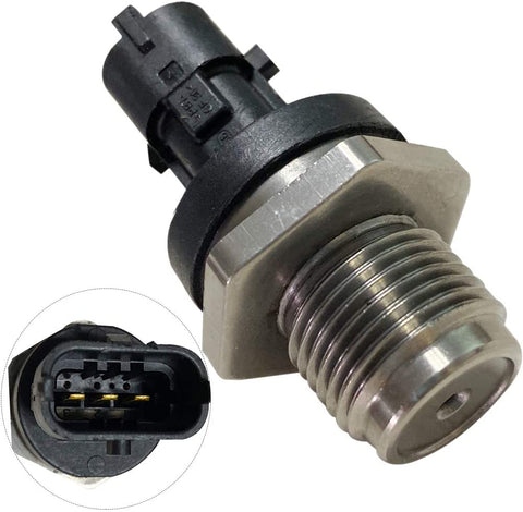 Amrxuts 0281006425 Fuel Rail Pressure Sensor For 2003-2007 Dodge Ram 2500 2003-2006 Dodge Ram 3500 Truck Cummins Diesel L6 5.9L 0281002851 5093112AA 904-309 3949988