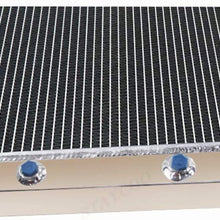 CoolingSky 3 Row Aluminum Radiator +14" Fan w/Shroud for 1960-1966 Ford Mecury Models, Falcon/Ranchero/Mustang/Comet V8 SWAP