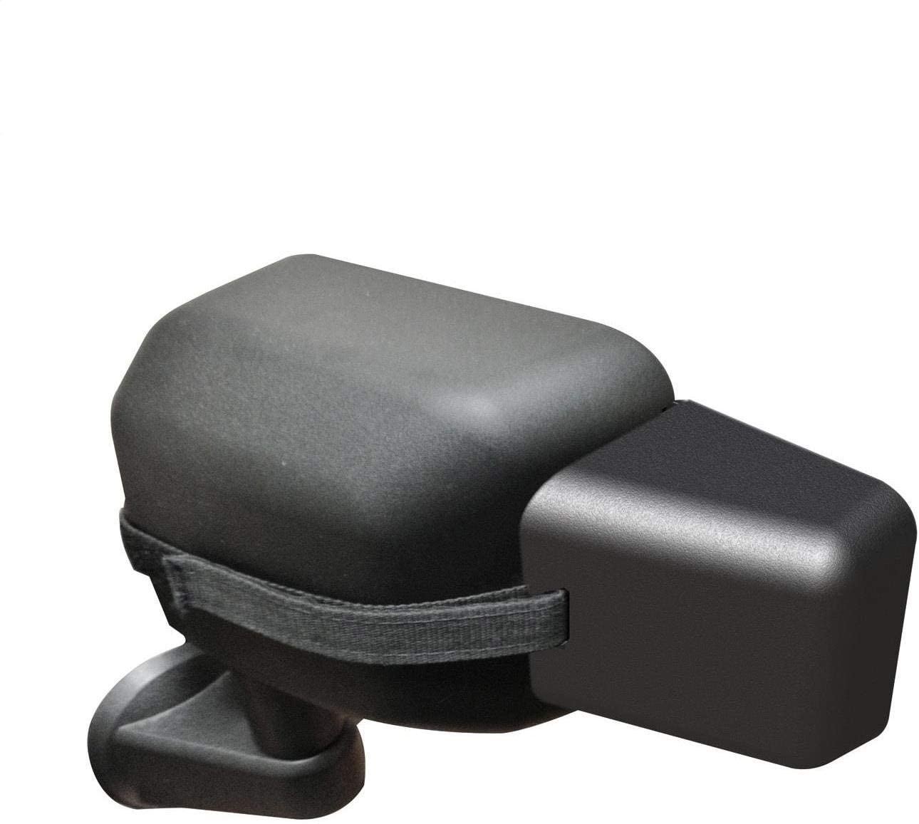 Rampage Products 8605 Black Towing Mirror Extensions for 2007-2018 Jeep Wrangler - Pair