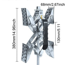 MAHLER GATES 2020 New X Chock Wheel Stabilizer, RV Tire Stabilizers Locking Chock for Campers Travel Trailers Trucks with Wrench, Open 2'' to 10'' 2 Pack