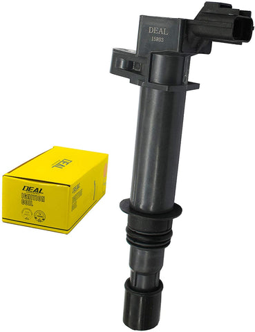 DEAL Set of 1 New Ignition Coil For Dodge Dakota Durango Nitro Ram 1500 - Jeep Commander Liberty Grand Cherokee - Aspen - Mitsubishi Raider 3.7L V6 4.7L V8 Replacement# UF399 UF297 UF270