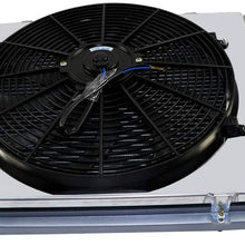 Primecooling 4 Row Core Aluminum Radiator +16" Fan +Shroud for Caprice Nova Buick Pontiac More Models 1968-74