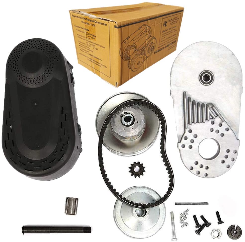 Bullet Lines Torque Converter Go Kart Clutch Replaces Comet TAV2 1 inch 30-100 Manco 10t & 12t #35,40 or 41 Chain Small Engine Belt Drive (1