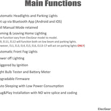 EL1 Auto Headlight Fog Light Switch, Light Sensor with Bluetooth App Automatic Control Coming Leaving Home for V W Golf 5/6, Passat B6, B7, CC, Scirocco, EOS, Touran, Tiguan, Jetta, Yeti, Sharan, T6
