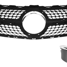 AUTOPA 2058881260 Diamond Radiator Grille Assembly for Mercedes Benz W205 C300 C43 C63 AMG