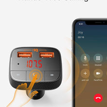 Anker Roav SmartCharge F0 Bluetooth FM Transmitter for Car, Audio Adapter and Receiver, Hands-Free Calling, MP3 Car Charger with 2 USB Ports, PowerIQ, and AUX Output (No Dedicated App)