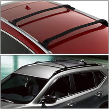 DNA Motoring PT-ZTL-8072 Pair OE Style Aluminum Car Roof Rail Cross Bars Cargo Carrier,Black