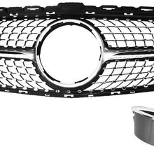 AUTOPA 2058881260 Diamond Radiator Grille Assembly for Mercedes Benz W205 C300 C43 C63 AMG