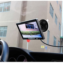 7 Inch HD 4 Split Quad Video Displays Backup Monitor kit LCD Rear View Monitor for Car Backup Camera Kit & Home Surveillance Security System