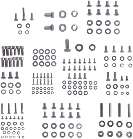 STAINLESS ENGINE HEX BOLT KIT for SMALL BLOCK CHEVY SBC 265 283 305 307 327 350 400