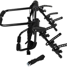 ROADFAR 3 Bikes Car Trunk Mount Carrier Rack Bicycle Racks with Straps fit for Trunk, SUV, Vans & More