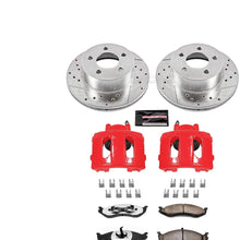 Power Stop KC2119-36 Z36 Truck & Tow Front Caliper Kit-Drilled/Slotted Brake Rotors, Carbon-Fiber Ceramic Brake Pads, Calipers