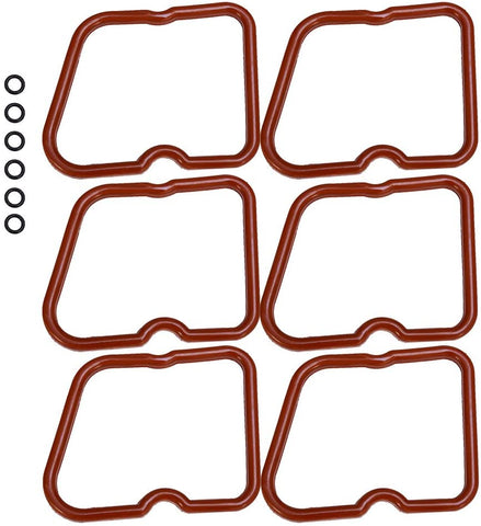 Valve Cover Gasket Set 3902666 for Dodge Cummins 12 V 5.9L 12V 6BT 5.9 L (6 PCS)