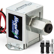 Megaflint+ E8012S 12V Universal Electric Fuel Pump Low Pressure 5-9 PSI For Gas Diesel Inline HEP-02A