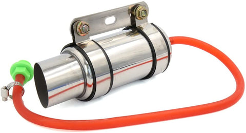 uxcell Motorcycle Silver Tone Stainless Steel Oil Radiator Cooler Cooling Accessory