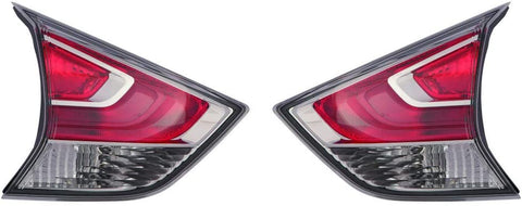 KarParts360: For 2014 2015 2016 NISSAN ROGUE Tail Light Inner Driver Side w/Bulbs Replaces NI2802103 CAPA Certified