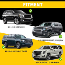 LEDKINGDOMUS Cross Bars Roof Racks Compatible for 2015-2020 GMC Yukon/Chevrolet Tahoe/Chevy Suburban/Cadillac Escalade, Aluminum Rooftop Cargo Bag Carrier Luggage Crossbars Carrying Canoe Kayak Bike