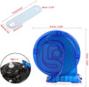 F FIERCE CYCLE Waterproof Motorcycle Vehicle Clear Blue Loud Snail Shaped Siren Horns 510Hz 12V 110dB