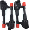 HZTWFC 8 Pack Rear and Front Ignition Coil Compatible for Honda Civic 7 8 VII VIII JAZZ FIT 2 3 II III 1.2 1.3 1.4 30520-PWA-003 30521-PWA-003