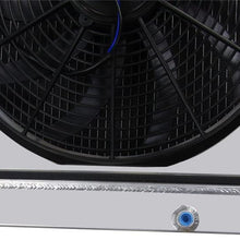 Primecooling 62MM 4 Row Core Aluminum Radiator +16" Fan w/Shroud for Chevy C10 C20 C30 K10 K20 C/K Series Trucks 1961-1966