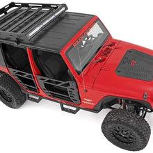 Rough Country LED Roof Rack System (fits) 2018-2020 Jeep Wrangler JL | 50" Light Bar | (2) Cubes | Steel | 10622