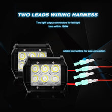 Nilight LED Light Bar Wiring Harness Kit 14AWG Heavy Duty 12V 5Pin Rocker Switch Laser On off Waterproof Switch Power Relay Blade Fuse-2 Leads,2 Years Warranty