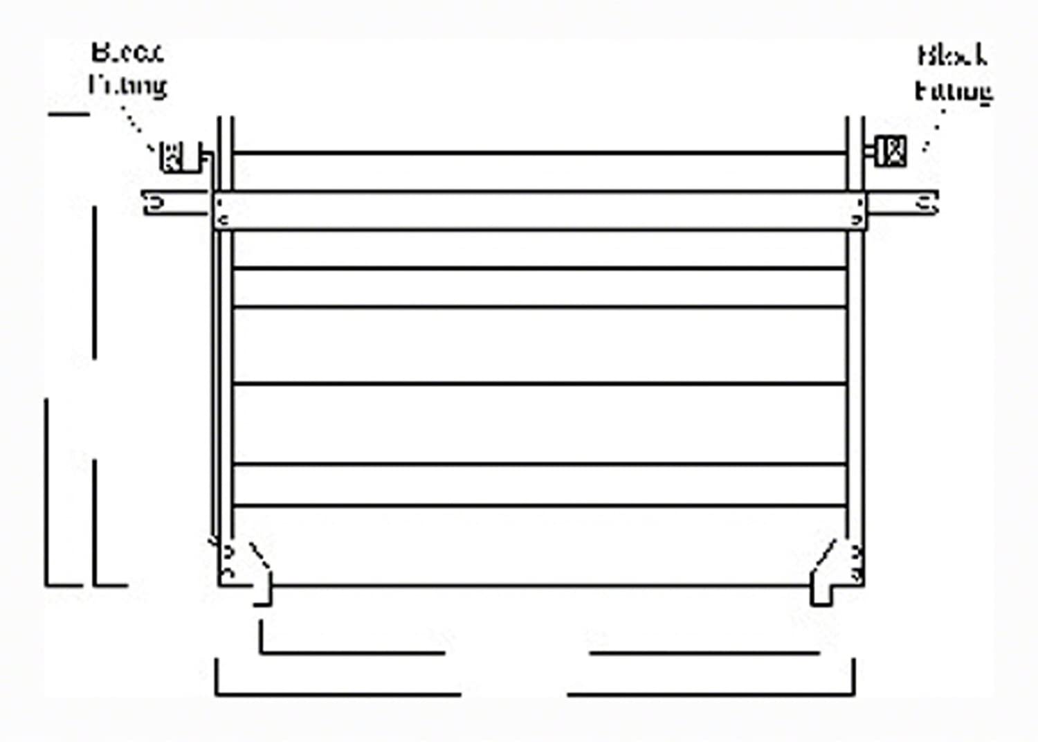 OE Replacement A/C Condenser INFINITI I30 1997-1998 (Partslink IN3030107|NI3030109)
