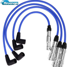 Spark Plug Wire Set Replacement for VW Jetta Golf GL GLS GTI Beetle 2.0L-L4 1998-2001 2011-2014 Replace# 57041 VWC035 Blue