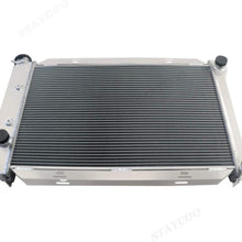 CoolingSky 4 Row Full Aluminum Radiator for 1969-1973 Ford Mustang LTD Galaxie Fairlane Torino &Multiple V8 Cars