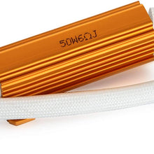 Dromedary 2 pcs H4 9003 HB2 50W 6 Ohm LED Light Canbus Load Resistor Canceller Decoder