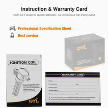 QYL 8Pcs Ignition Coil Pack Replacement for Buick Lucerne Cadillac SRX STS XLR DeVille Pontiac Bonneville V8 4.6L UF564 12594176 12670154 099700-0940 C564