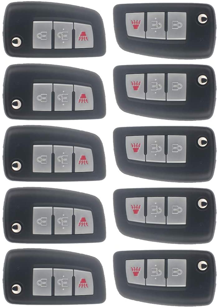 CTCAUTO Replacement Key Fob Keyless Entry Remote for Rogue 2014-2018 Replacement OEM ADP12548301S pack of 10