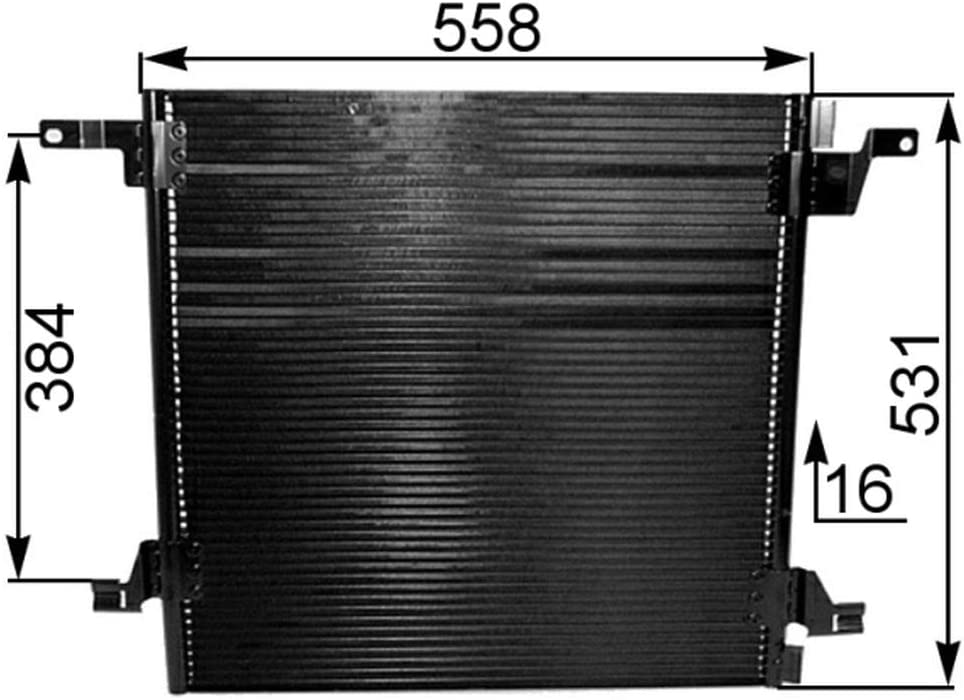 MAHLE Behr AC 259 000P A/C Condenser