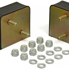 Daystar, Jeep Polyurethane Motor Mounts AMC V8 All PR, fits 1967 to 1992 2/4WD, KJ01003BK, Made in America, Black