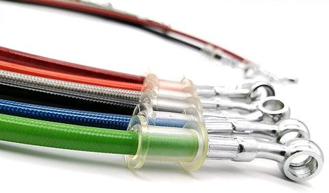 WHWEI Motorcycle Hose Line Racing-Bike Brake Cable Dirt-Bike Hydraulic Brake for Bike Moto (Color : 900mm, Type : Hydraulic Brake Hose)