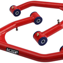 KSP Upper Control Arm Fit for Sierra Silverado, Tubular Fit 2-4" lift for 14-18 Silverado Sierra 6-Lug 2WD/4WD OE stamped steel and aluminum arms