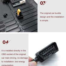 QHCP Car HUD Safe Drive Display Reflecting Windshield Head Up Display Screen Projector Fit For Ford Mustang 2015-2019