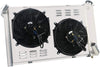 ALLOYWORKS 3 Row Aluminum Radiator+Shroud Fan+Relay Fit For 1969-1972 1970 1971 Chevy Corvette 5.7L V8