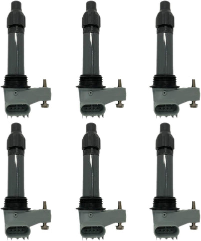 DEAL Pack of 6 New Ignition Coil For Cadillac Buick GMC Pontiac Saturn Suzuki Compatible With UF569 C1555