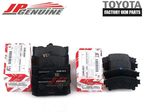GENUINE LEXUS GS350/450h/200t F-SPORT 2WD OEM FRONT+REAR (LH+RH) BRAKE PADS SET