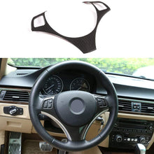 Eiseng Carbon Fiber Car Steering Wheel Trim Sequins Frame for 3 Series E90 325i 328i 330i 335i E87 120i 130i 120d 2005-20011 Interior Accessories