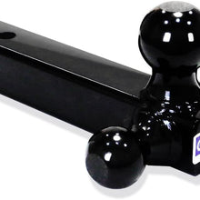 Connor Tri Ball Hitch - 2" Trailer Hitch (GTW-2000,6000,10000 lb.), 1623750 Ball Mount