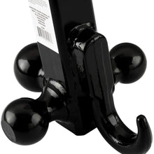 TOPSKY Trailer Ball Mount with Hitch Hook & Hitch pin, 1-7/8",2"&2-5/16" Hitch Ball,Tow Hitch,Black Ball,TS2010
