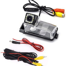 eHANGO Car Rear View Camera Bracket License Plate Lights Housing Mount for Nissan Versa Nissan Tiida Nissan Livina Pulsar Nissan Latio Nissan Fairlady Z Nissan 350Z 370Z Nissan GT-R (12 LED)