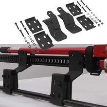 HEKA Heavy Duty hi Lift and Trail Jack Mounting Brackets for Defender Roof Rack