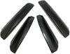 Fitfoyo 4Pcs Roof Rack Bar Rail End Shell Cap Cover Car Accessories Glossy Black for Toyota Highlander XU40 2008-2013